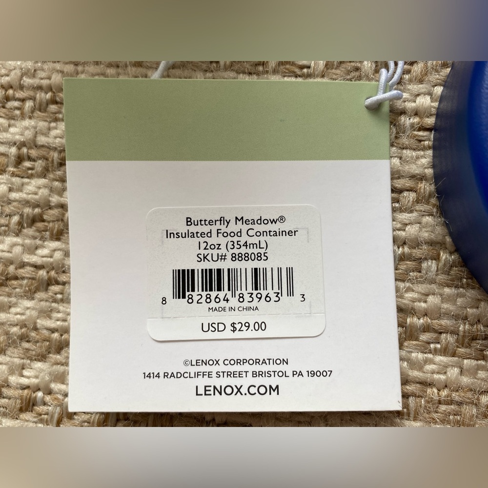 Lenox Butterfly Meadow Insulated Food Container - Picture 6 of 13